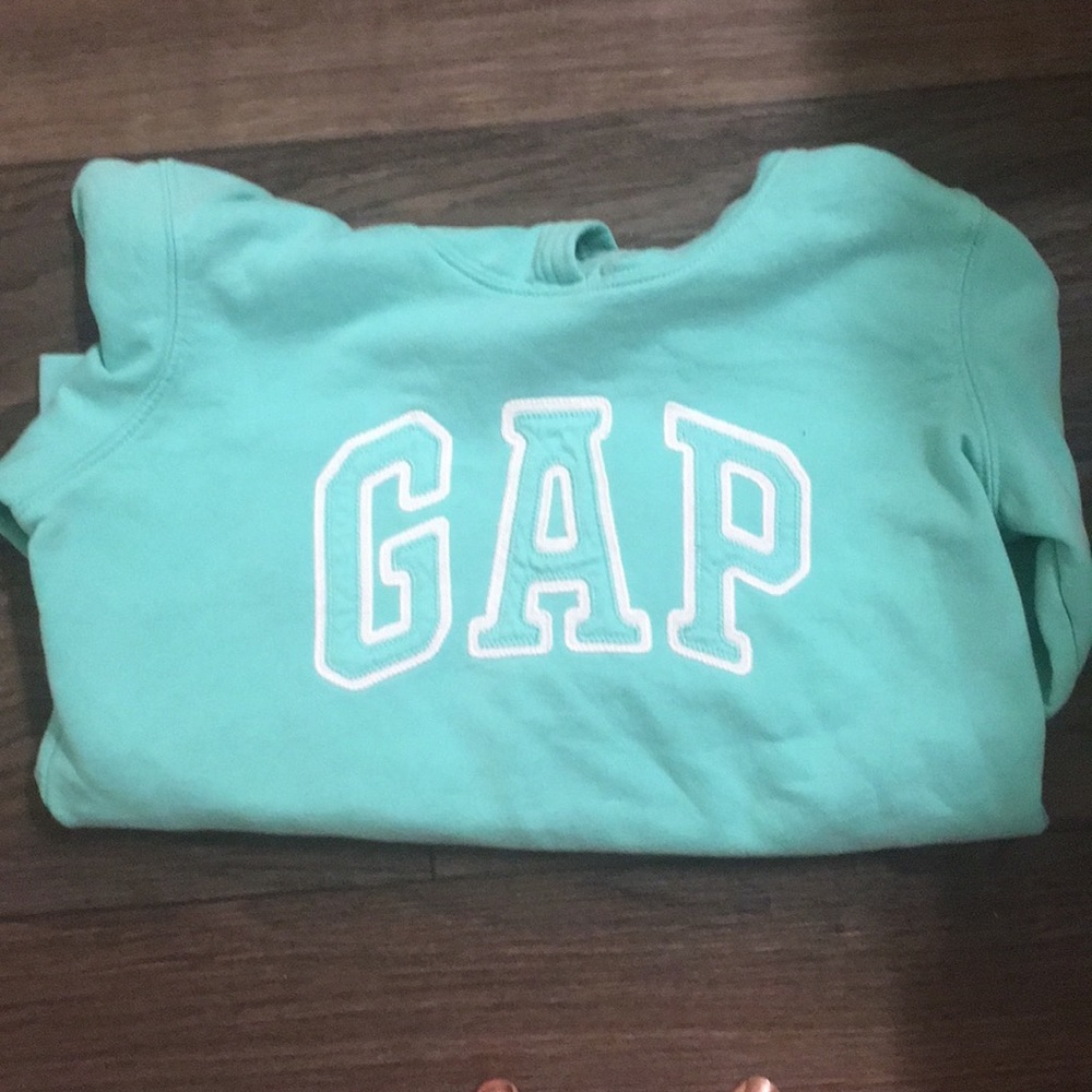 Aqua blue Gap sweatshirt